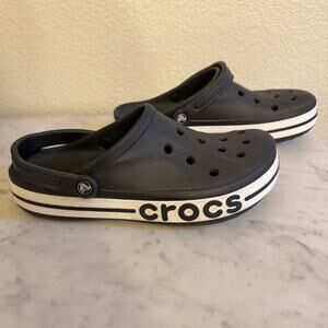 Crocs Bayaband Clog Size Men 11 - Black/White